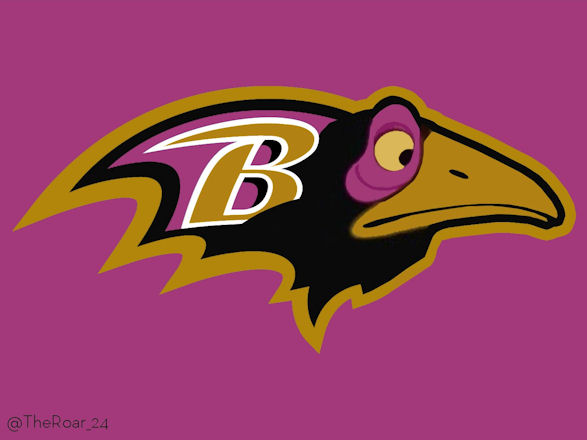 Diablo Maleficent Baltimore Ravens Logo iron on transfers